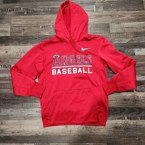 Nike Red Baseball Pullover Hoodie